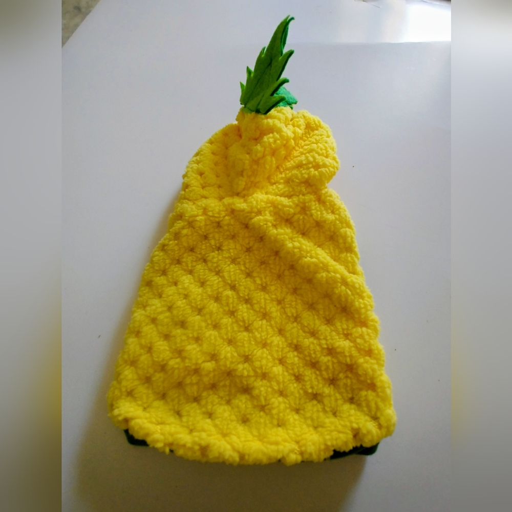 Pineapple Dog Costume - Yellow and Green - Picture 3 of 4